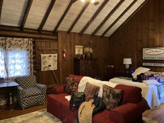 Inside Mill House Cabin