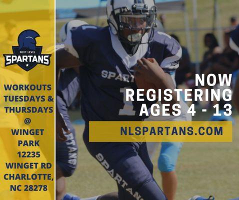Next Level Spartans Youth Football