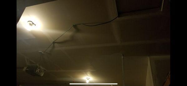 A "completed" radon install according to Cavalier. Had to pay a different contractor to come out and actually complete the job.