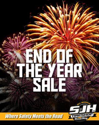 Ad describing New Years Sale