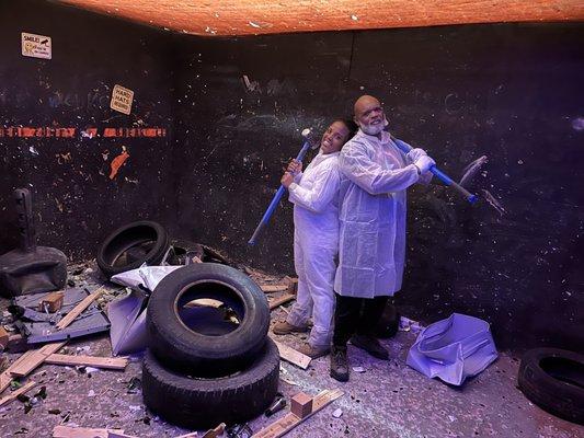 This was our damage! What a great concept. We enjoyed our time! Highly recommend!