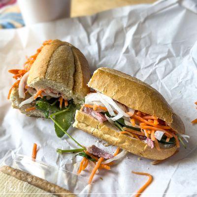 No.8 Chinese Grilled Pork sandwich with extra veggies