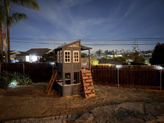 Playset built! Contact us at (760)381-3994