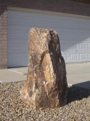 We provide boulders of all shapes and sizes