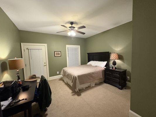 Everyone has a single room accommodation with bath.