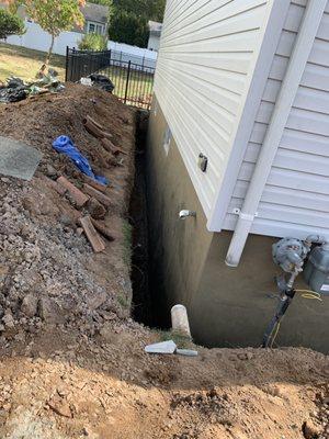 Foundation waterproofing