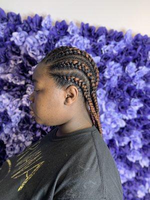 Feed in braids