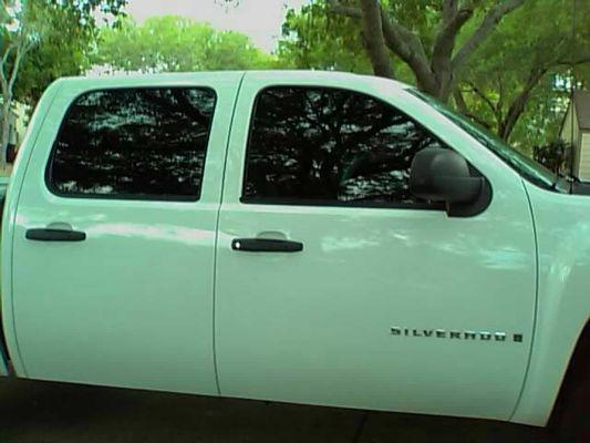 Window tint, lawns, fences.