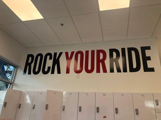 Encouraging words at CycleBar!