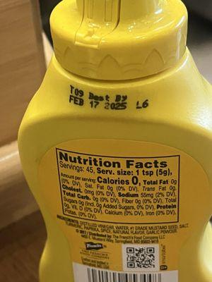 Expired mustard
