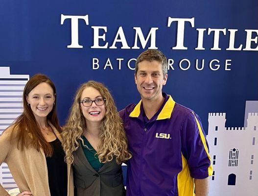 Me and the two title attorneys!