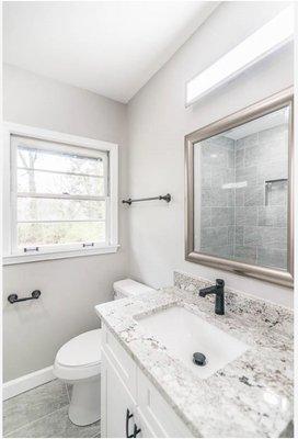 Bathroom on main redone.