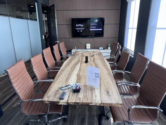 Magnetize SEO Company in Downtown Woodstock located at Adair Park. Board Room.