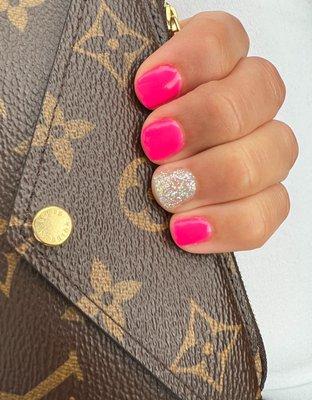 Hot pink #1338 Glitter #1348