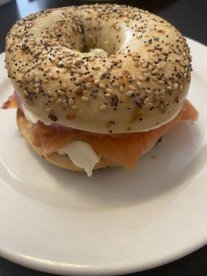 Lox bagel