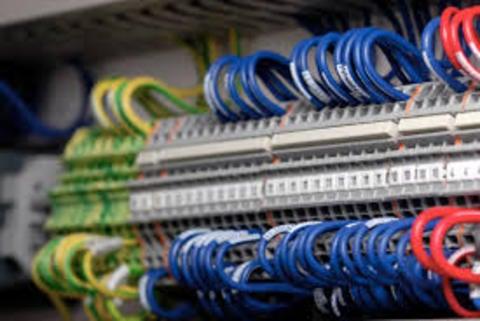 Inside Industrial electrical Panel