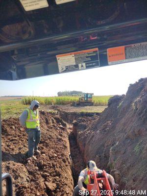 Excavation services.