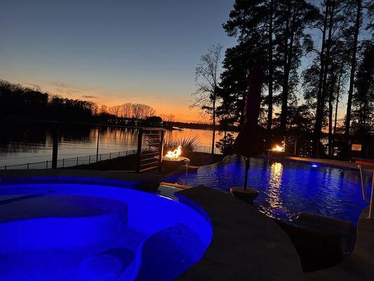 Lucent Sunset Retreat