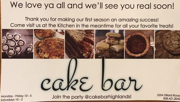 Cake Bar