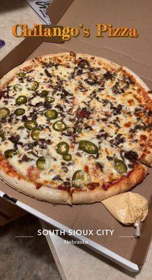 Queso, Asada, and 1/2 Jalapeño