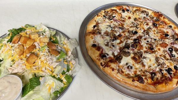 Caesar Salad and Sterling Special