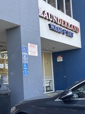 The outside of the wash house