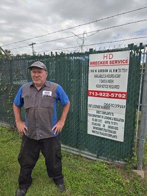HOLLAND DAVIS IS THE OWNER AND OPERATOR OF HD WRECKER