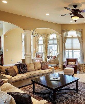 Window treatments and pillows