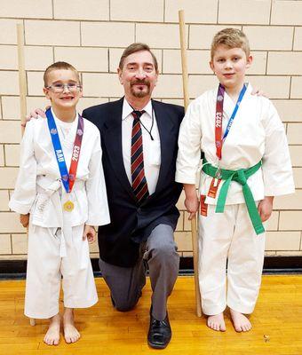 Sensei Steve and the competition team