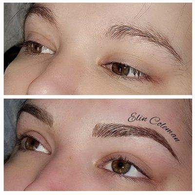 Eyebrow Microblading by Elin