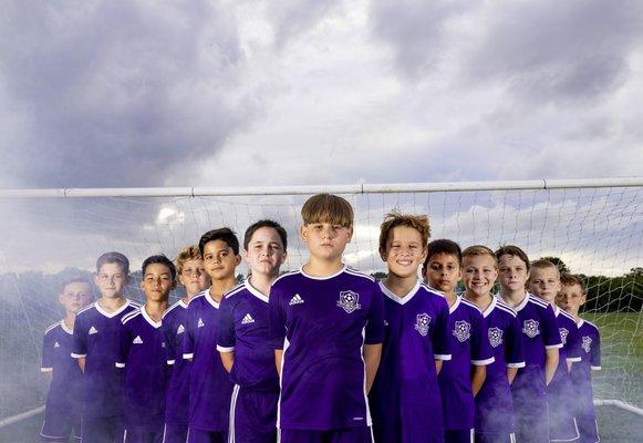 Sports team photography