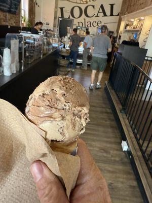 Chocolate Banana ice cream.