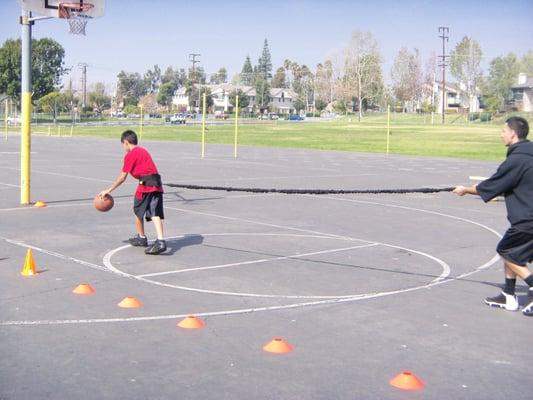 Private Basketball training at Lone Hill Middle School in San Dimas, CA