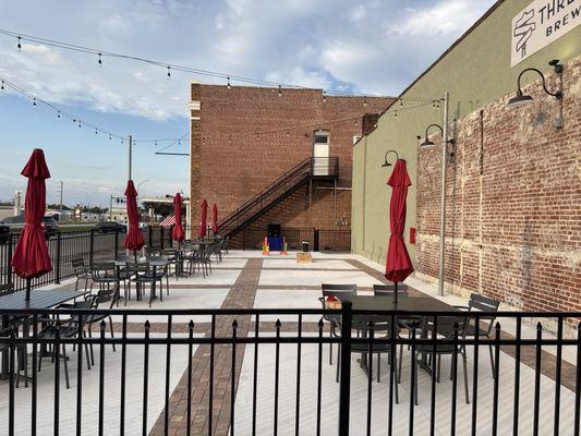 Outside seating area