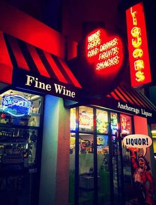 Anchorage Liquor - Where a cartoon Pirate is definitely not trying to lure kids to drink. Honestly.