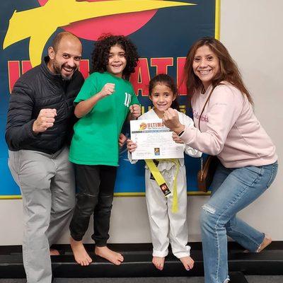 A family that kicks together sticks together