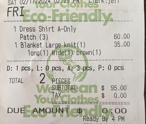 Village One Cleaners