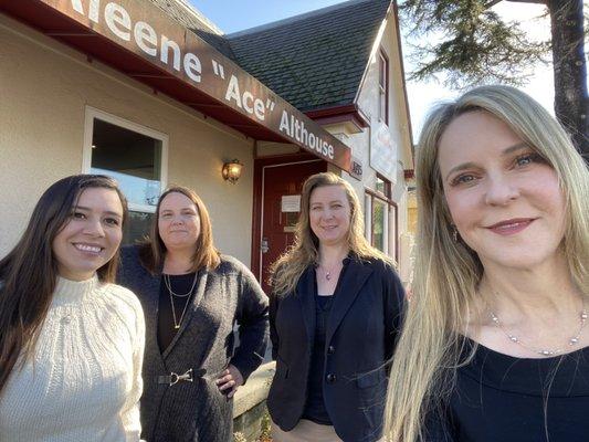 From left to right: Soveida, Kim, Cassie and Ace.