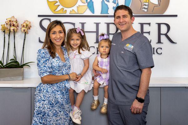 Dr. Schrier with his family