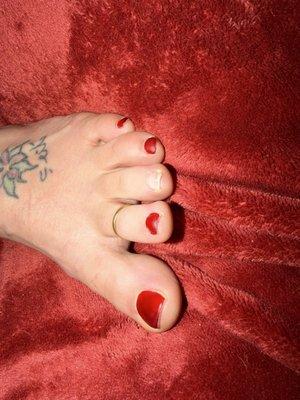 Completely peeled off in one large piece as if it wasn't cured properly.