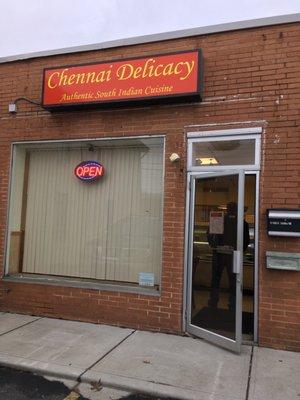 Exterior façade . . .