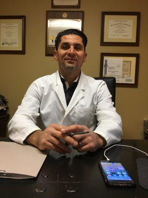 Dr. Rakab, my chiro