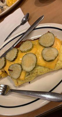 Cheeseburger omelet