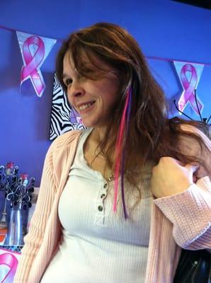 Pink and purple hair $10 each