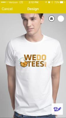 Customize your own group/company shirts