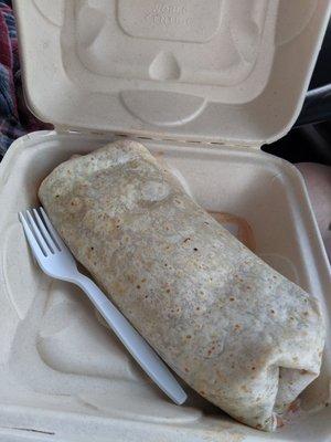 He opted for the super burrito....he didn't expect a 2.5 Colorado.