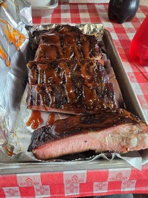 Spare ribs. So meaty I almost think they lost $ with the cost of meat these days!