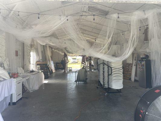 We had a wedding and this is our items packed up