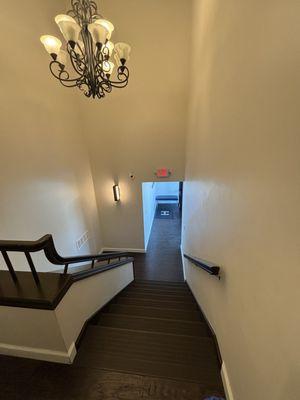 Stairs to enter from front