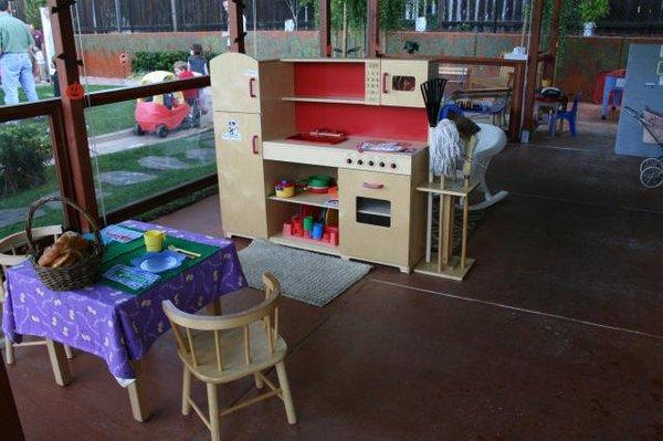 Outdoor dramatic play area